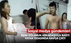Eşini, Oğlunun Arkadaşıyla Bastı! Yatak Odasında Kavga Çıktı...