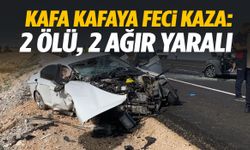 İki otomobil kafa kafaya çarpıştı: 2 ölü, 2 ağır yaralı!