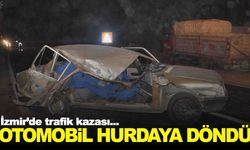 İzmir Ödemiş’te kaza… Otomobil ile kamyon çarpıştı!