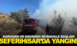 İzmir Seferihisar’da yangın çıktı… Ekipler müdahale ediyor!