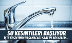 İzmir’de 11 ilçede su kesintisi başlıyor! 15 gün sürecek…