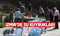 İzmir'de su kuyrukları oluşmaya başladı