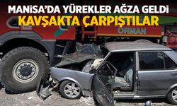 Kavşakta kaza: Arazöz ve otomobil çarpıştı