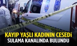Kayıp olarak aranan yaşlı kadından acı haber