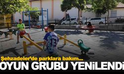 Kocatepe Mahallesi’nde çocuk oyun grubu yenilendi
