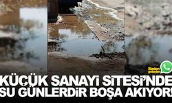 Küçük Sanayi’de boru patlağı… Günlerdir boşa akıyor!