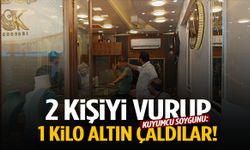Kuyumcuda korkunç olay: Çalışanları vurup 1 kilo altını çaldılar!