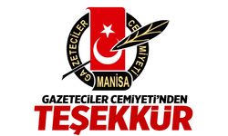 Manisa Gazeteciler Cemiyeti'nden teşekkür