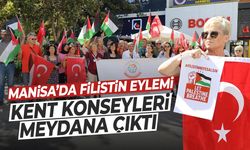 Manisa Kent Konseylerinden Filistin’e Destek Eylemi