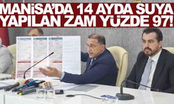 AK Partili Turgut’tan tablolu hesap: Manisa’da 14 ayda suya yapılan zam yüzde 97!