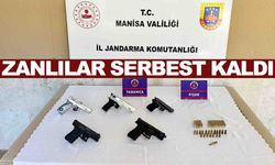 Manisa’da 5 tabanca ve 94 fişek ele geçirildi