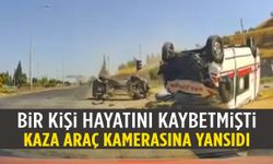 Manisa’da ambulansla otomobilin çarpıştığı kaza araç kamerasına yansıdı!