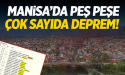 Manisa'da Deprem Şoku! Peş Peşe 11 Kez Sallandı