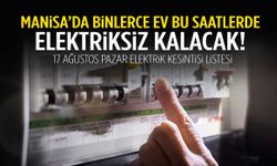 Manisa’da elektriksiz gün kapıda: Birçok mahalleyi etkileyecek…