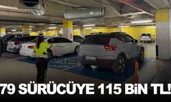 Manisa’da engelli yerine park edenlere ceza yağdı