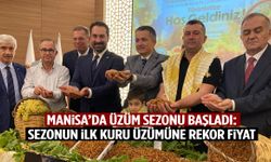 Manisa’da sezonun ilk kuru üzümü rekor fiyatla satıldı!