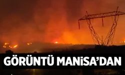 Manisa'da yangın devam ediyor