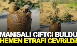 Manisa’da zeytinlikte bulundu… Çiftçi, tarlasını sularken fark etti!