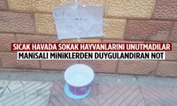 Manisalı miniklerden alkışlanacak hareket