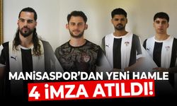 Manisaspor'dan yeni hamle: 4 imza atıldı
