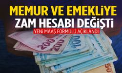 Memur ve emekliye zam hesabı değişti: Yeni maaş formülü açıklandı