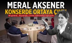 Meral Akşener konserde ortaya çıktı