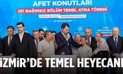 İzmir’de yangın yaraları sarılıyor… 281 yeni konutun temeli atıldı