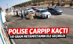 Polise çarpıp kaçtı... Uyuşturucuyla yakalandı!