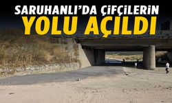 Saruhanlı’da çiftçilerin yolu açıldı