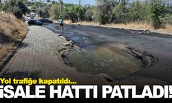 Ünlü tatil beldesinde ana isale hattı patladı!
