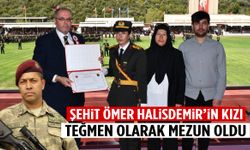 Şehit Ömer Halisdemir’in kızı teğmen oldu