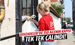 Şehzadeler’de 350 ailenin kapısı tek tek çalındı