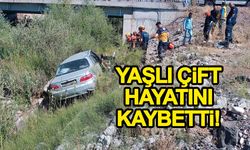 Sivas’ta otomobil dere yatağına uçtu: 2 ölü
