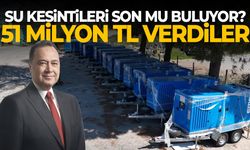 Su kesintileri son mu buluyor? 51 milyon TL verdiler…
