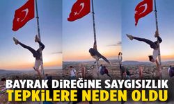 Türk bayrağı direğinde dans etti! Tepkiler çığ gibi…