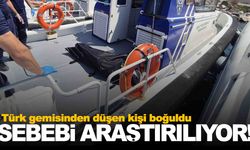 İzmir açıklarında Türk gemisinden düşen kişi boğuldu