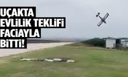 Uçakta evlilik teklifi faciaya döndü: ‘Evet’ dedikten sonra yere çakıldı