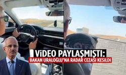 Ulaştırma Bakanı Uraloğlu kendi videosuyla radar cezası aldı! 225 kilometre hızla…