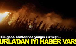 Urla’daki orman yangını kontrol altına alındı
