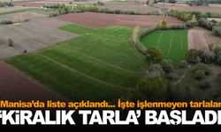 2 yıl üst üste işlenmeyen araziler kiraya verilecekti… Bugün başladı… Manisa’da da var!