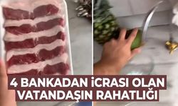 4 bankadan icrası olan vatandaşın rahatlığı gündem oldu