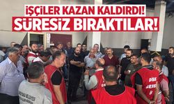 5 aydır maaş alamayan işçiler kazan kaldırdı!