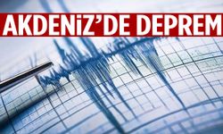 Akdeniz güne depremle uyandı