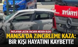 Akhisar’da patlayan lastik zincirleme kazaya yol açtı: 1 ölü, 3 yaralı
