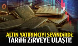 Altın yatırımcıyı sevindirdi: Tarihi zirveye ulaştı!