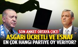 Asgari ücretli ve esnaf kime oy veriyor? Son seçim anketi ortaya çıktı…