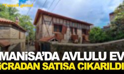 Manisa Turgutlu’da avlulu ev icradan satışa çıkarıldı