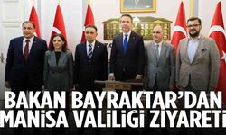 Bakan Bayraktar, Manisa Valisi Özkan’ı ziyaret etti