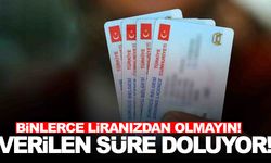 Ehliyet sahipleri dikkat… Verilen süre doluyor… Binlerce liranızdan olmayın!