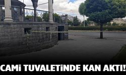 Cami tuvaletinde kan aktı!